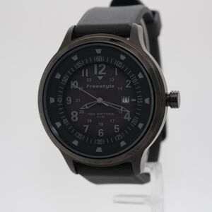 Freestyle Ranger XL FS84985 Blackout 48mm Night Vision 100M Date Watch Running